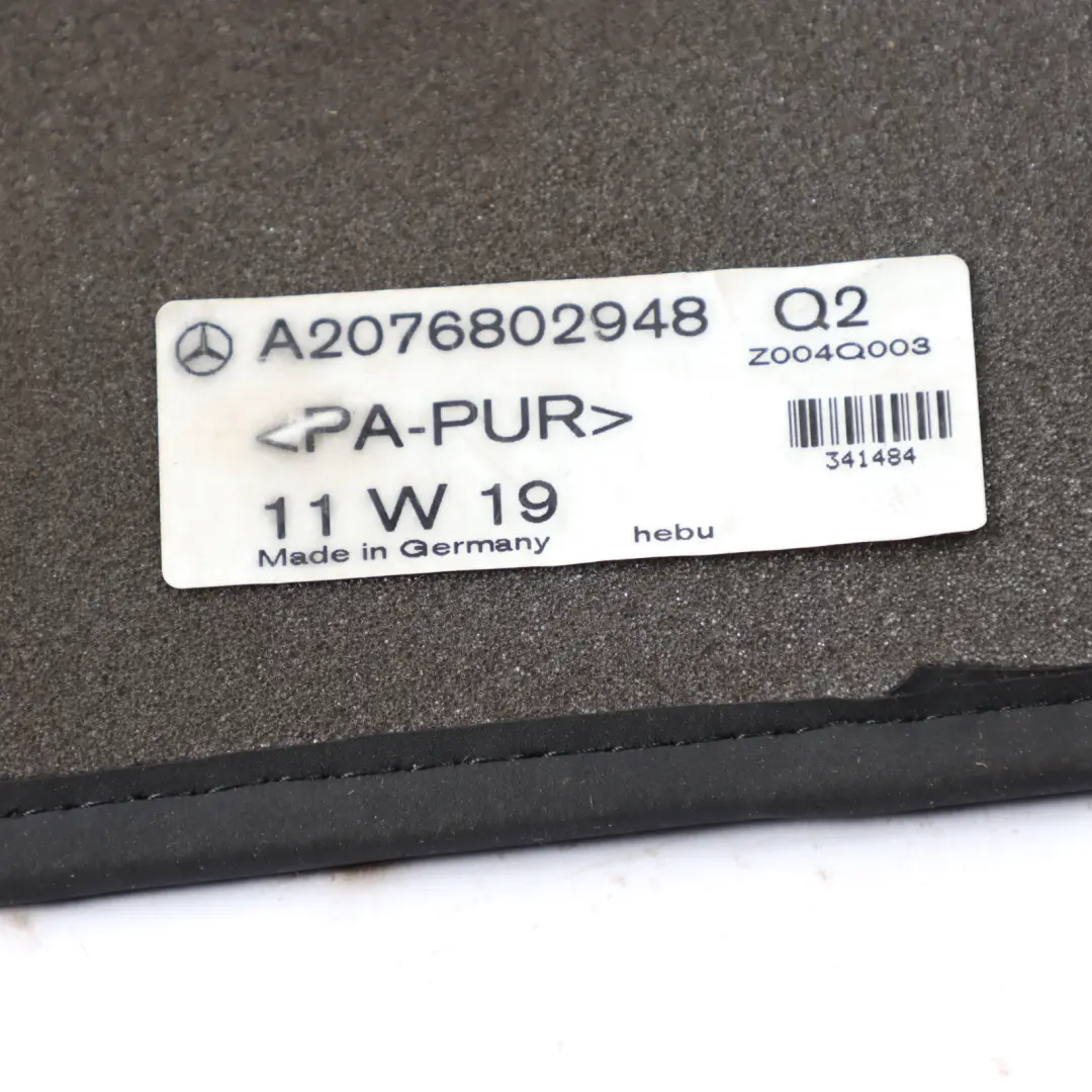 W207 Floor Mats Set AMG Interior Front Rear Footwell Floor Covers to Mercedes C204 with Part number A2076802948 Mercedes C204 W207 Floor Mats Set AMG Interior Front Rear Footwell Floor Covers - SKU RHD-A2076802948-1 - Part number A2076802948