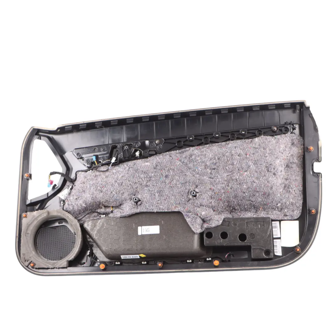 Mercedes C207 Door Card Front Left N/S Black Leather Trim Panel - SKU RHD-A2077203700 - Part number A2077203700