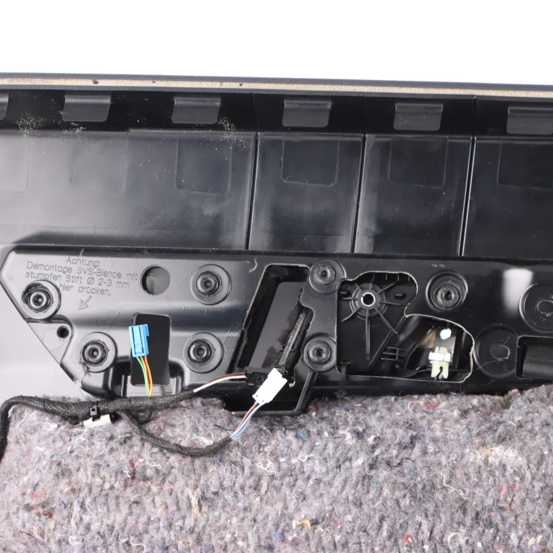 Mercedes C207 Door Card Front Left N/S Black Leather Trim Panel - SKU RHD-A2077203700 - Part number A2077203700