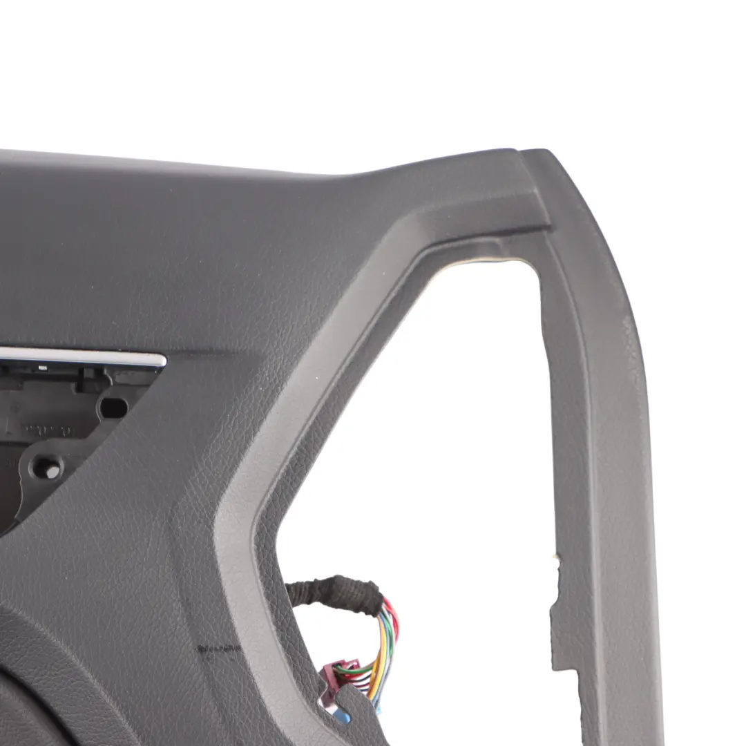 Mercedes C207 Door Card Front Left N/S Black Leather Trim Panel - SKU RHD-A2077203700 - Part number A2077203700