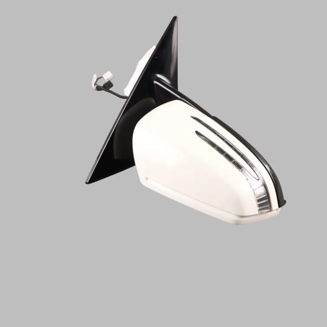 Mercedes C207 Wing Mirror Door Right O/S High Gloss Auto Dip Calcite White - 650 - SKU RHD-A2078101676-CW - Part number A2078101676