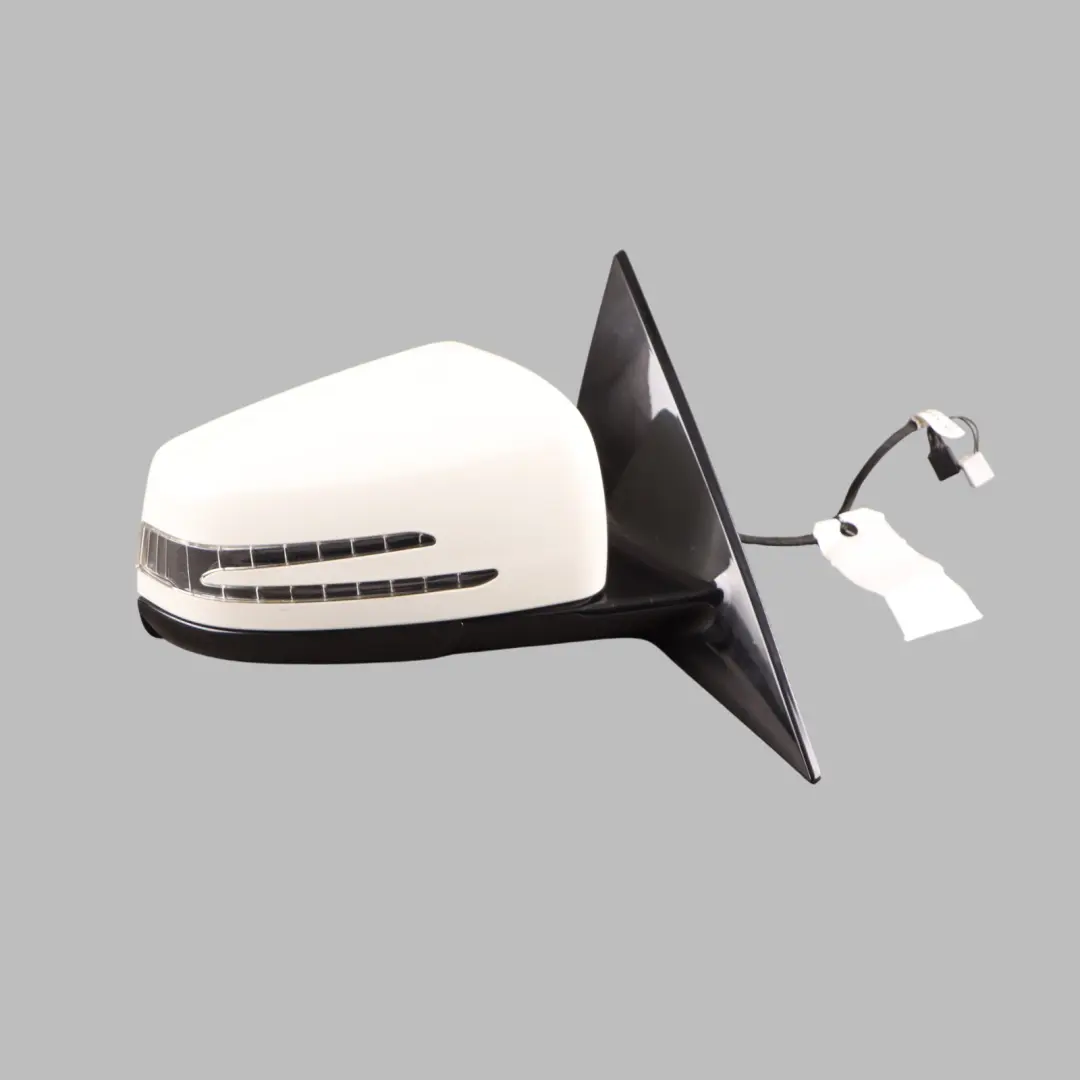Mercedes C207 Wing Mirror Door Right O/S High Gloss Auto Dip Calcite White - 650 - SKU RHD-A2078101676-CW - Part number A2078101676