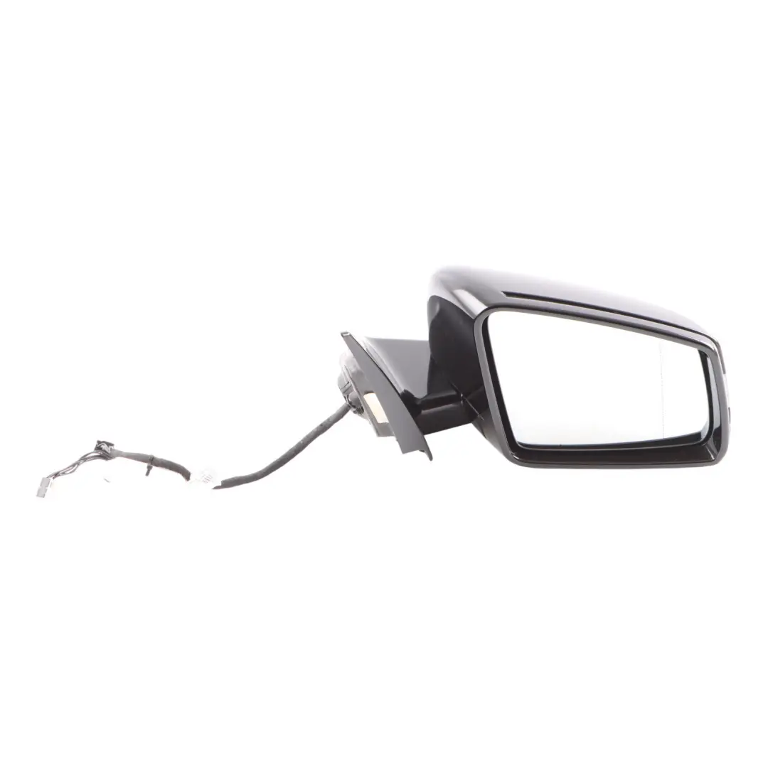 Mercedes C207 Wing Mirror Door Right O/S High Gloss Auto Dip Obsidian Black 197 - SKU rhd-A2078101676-OB1 - Part number A2078101676