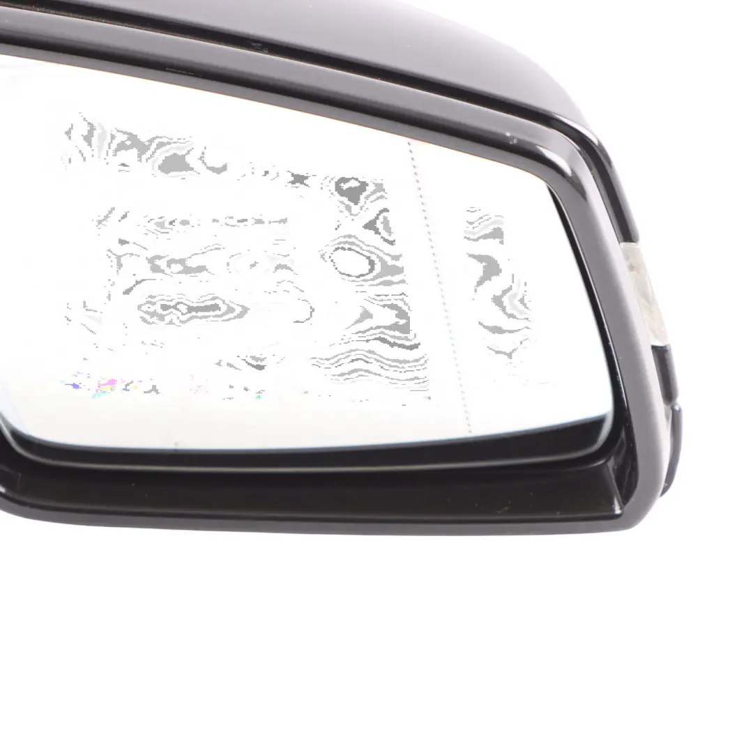 Mercedes C207 Wing Mirror Door Right O/S High Gloss Auto Dip Obsidian Black 197 - SKU rhd-A2078101676-OB1 - Part number A2078101676