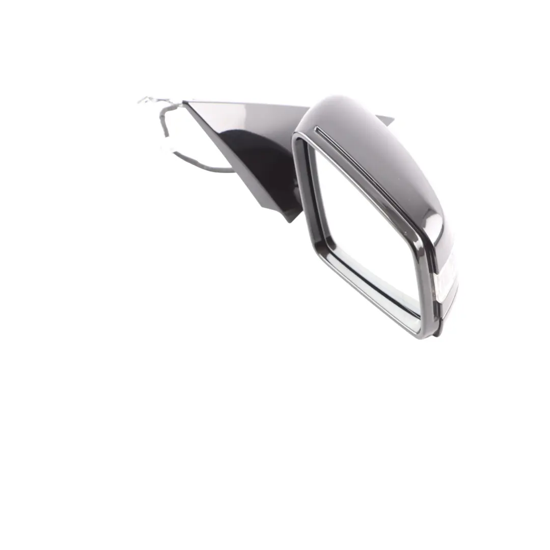 Mercedes C207 Wing Mirror Door Right O/S High Gloss Auto Dip Obsidian Black 197 - SKU rhd-A2078101676-OB1 - Part number A2078101676