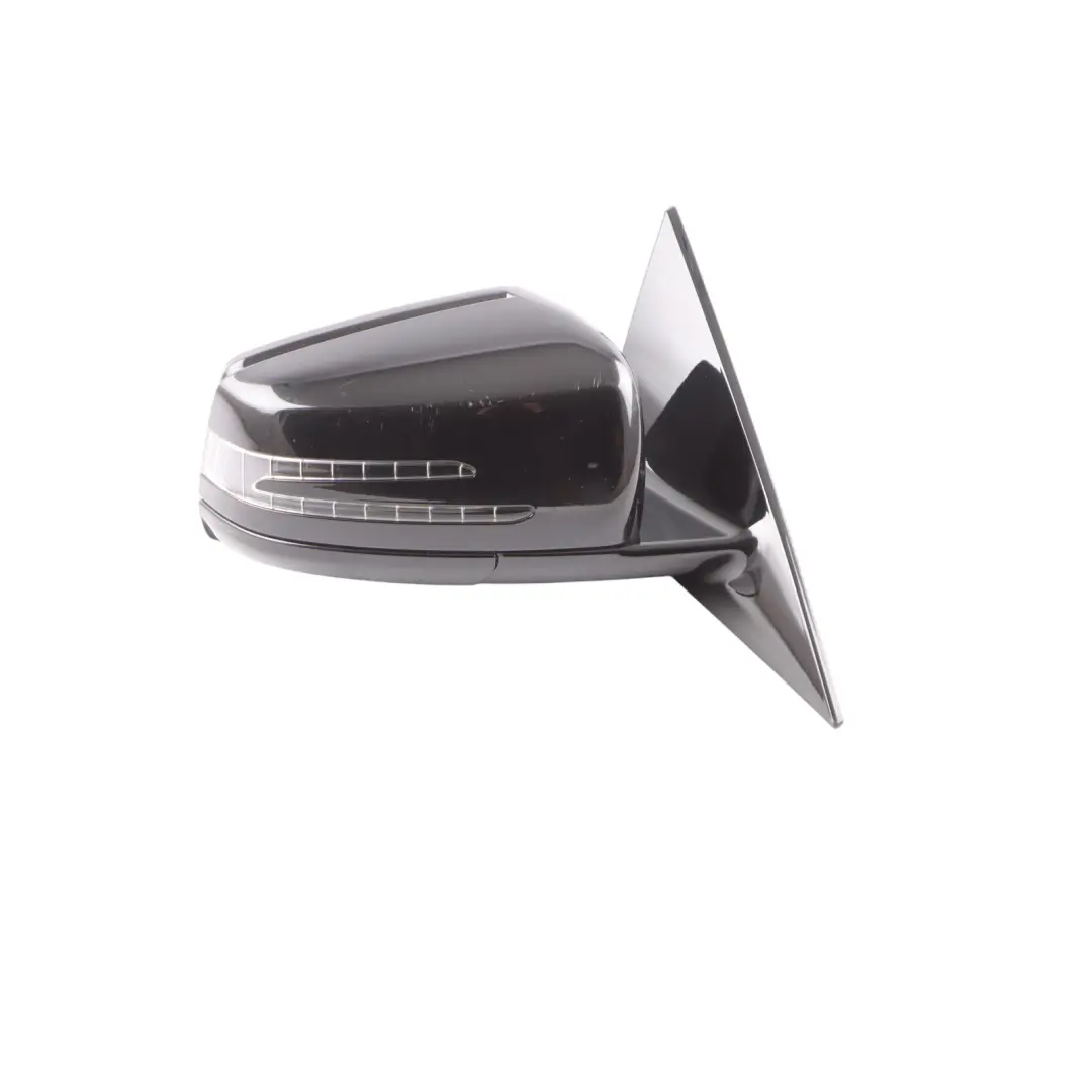 Mercedes C207 Wing Mirror Door Right O/S High Gloss Auto Dip Obsidian Black 197 - SKU rhd-A2078101676-OB1 - Part number A2078101676