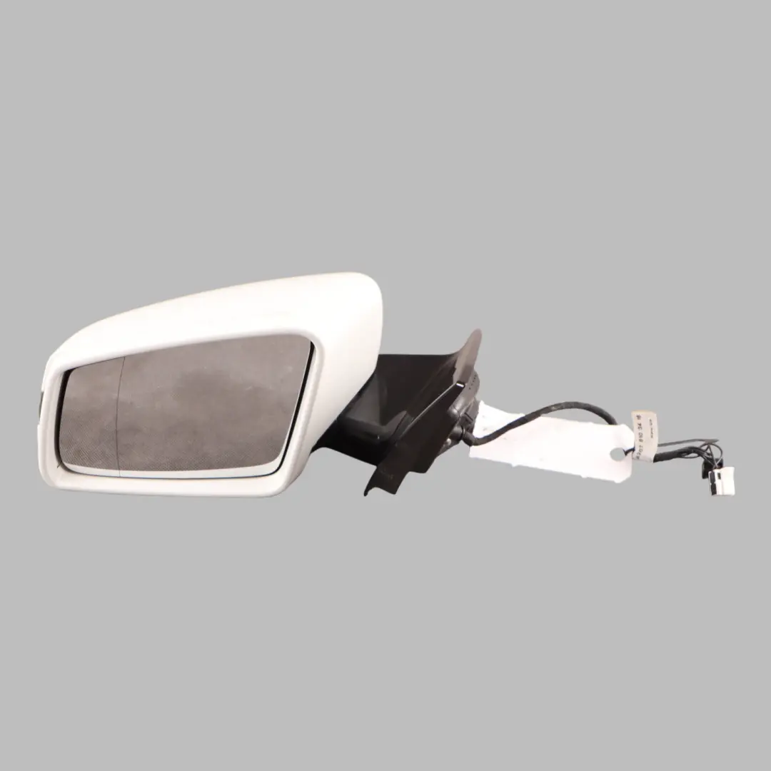 Mercedes W207 Wing Mirror Door Left N/S High Gloss Calcite White - 650 - SKU RHD-A2078101976-CW - Part number A2078101976