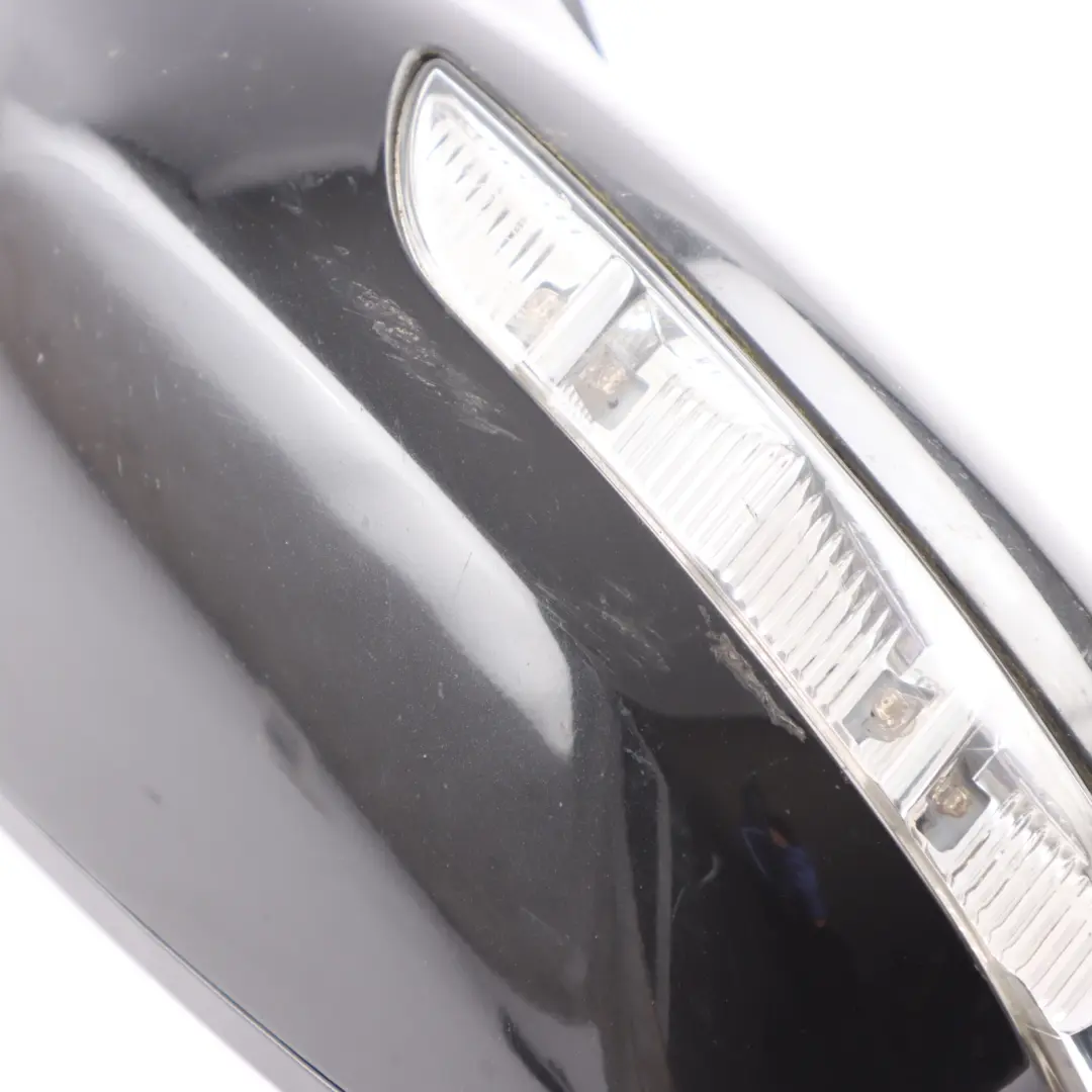 Wing Mirror Power Fold Door Right O/S Obsidian Black - 197 to Mercedes W211 with Part number A2118101676 Mercedes W211 Wing Mirror Power Fold Door Right O/S Obsidian Black - 197 - SKU RHD-A2118101676-OB - Part number A2118101676