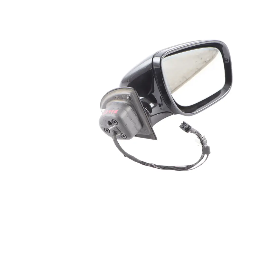 Wing Mirror Power Fold Door Right O/S Obsidian Black - 197 to Mercedes W211 with Part number A2118101676 Mercedes W211 Wing Mirror Power Fold Door Right O/S Obsidian Black - 197 - SKU RHD-A2118101676-OB - Part number A2118101676