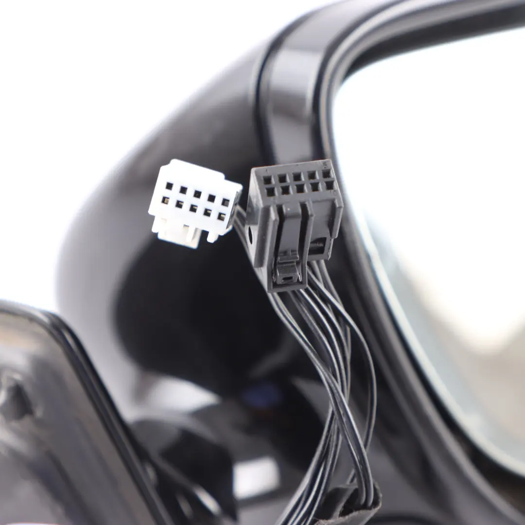 Mercedes W211 Wing Mirror Power Fold Door Right O/S Obsidian Black - 197 - SKU RHD-A2118101676-OB - Part number A2118101676