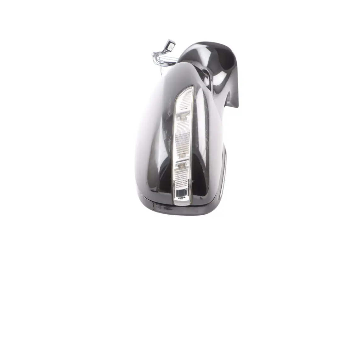 Wing Mirror Power Fold Door Right O/S Obsidian Black - 197 to Mercedes W211 with Part number A2118101676 Mercedes W211 Wing Mirror Power Fold Door Right O/S Obsidian Black - 197 - SKU RHD-A2118101676-OB - Part number A2118101676