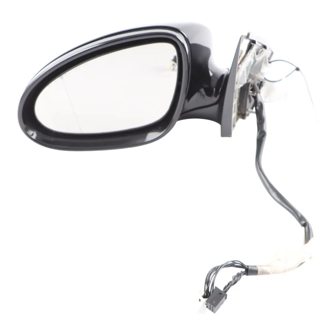 Mercedes W221 S320 Wing Mirror Left N/S Obsidian Black Metallic 197 - SKU rhd-A2218100376-OB - Part number A2218100376