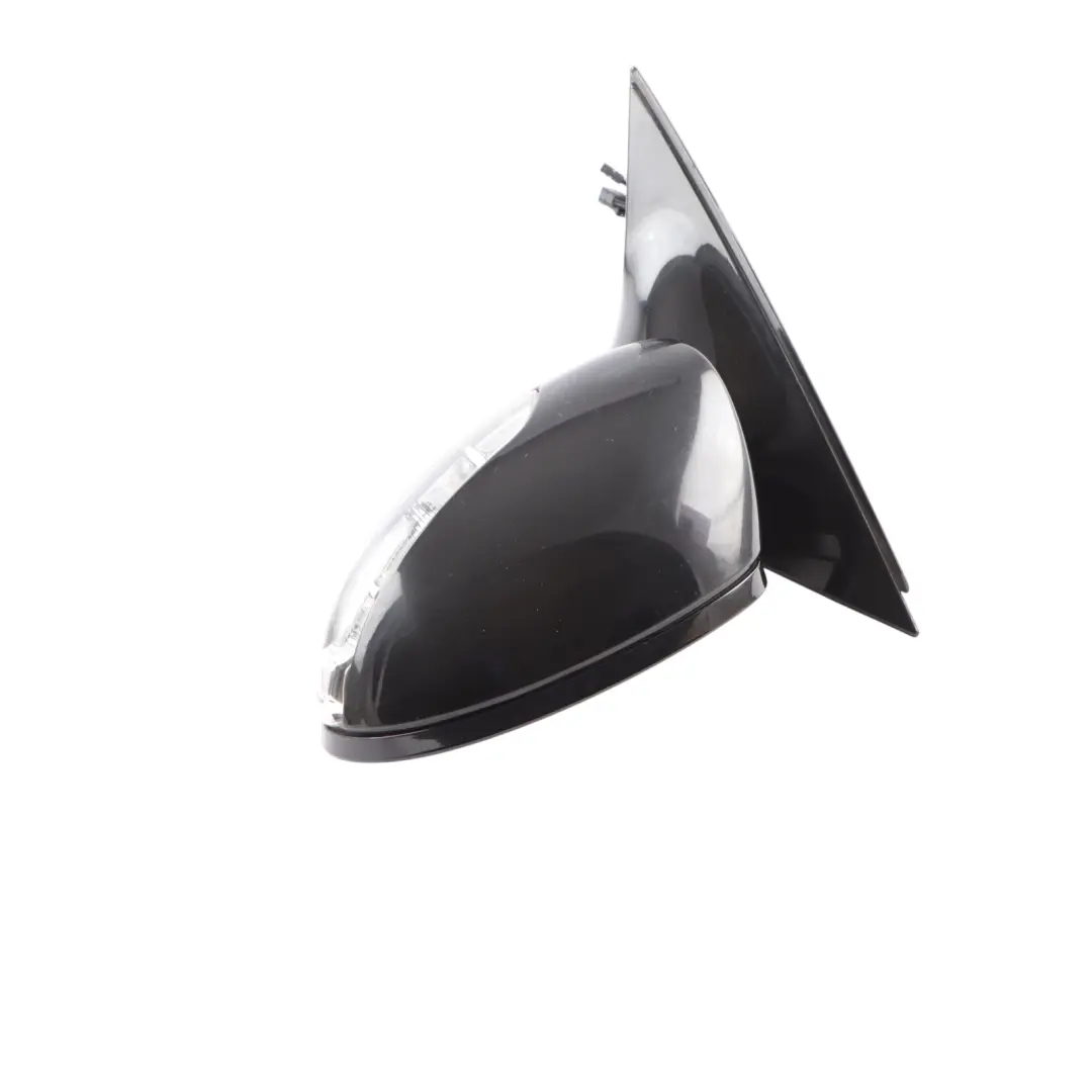Mercedes W221 S320 Wing Mirror Left N/S Obsidian Black Metallic 197 - SKU rhd-A2218100376-OB - Part number A2218100376