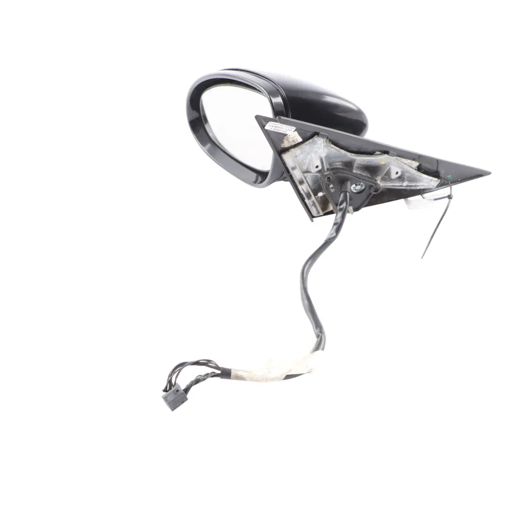 Mercedes W221 S320 Wing Mirror Left N/S Obsidian Black Metallic 197 - SKU rhd-A2218100376-OB - Part number A2218100376