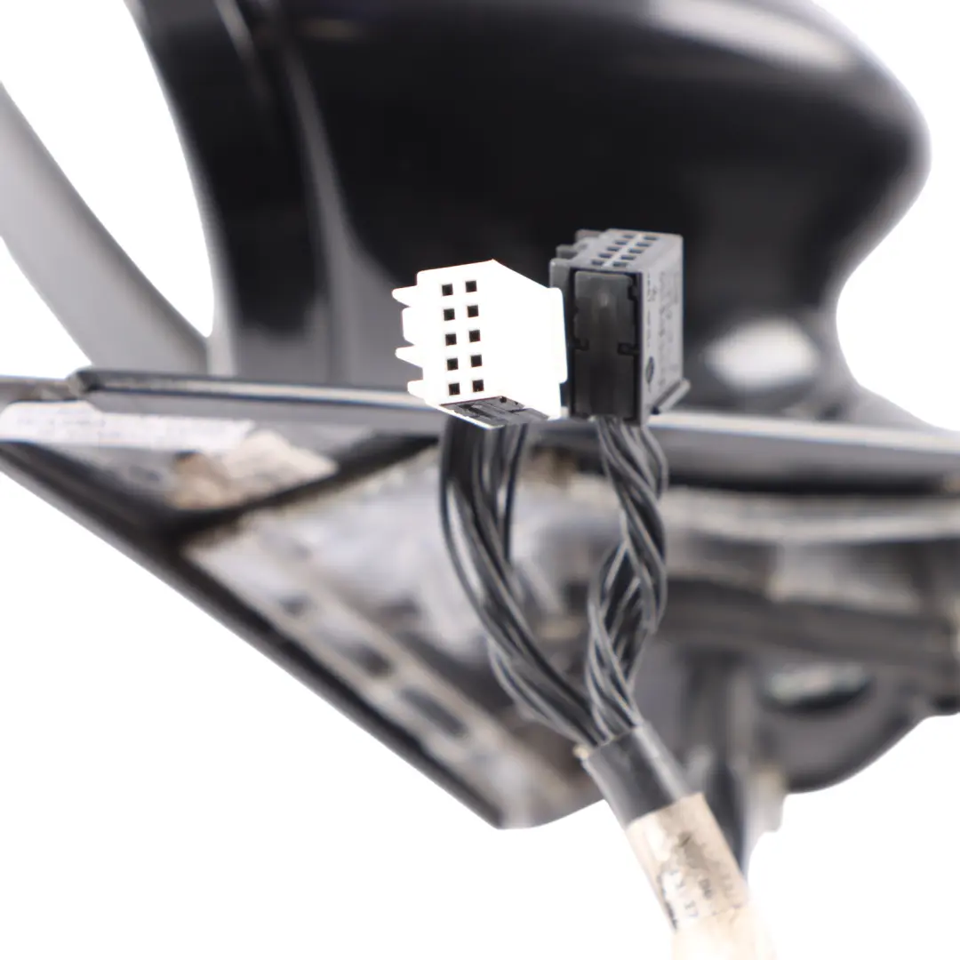 Mercedes W221 S320 Wing Mirror Left N/S Obsidian Black Metallic 197 - SKU rhd-A2218100376-OB - Part number A2218100376