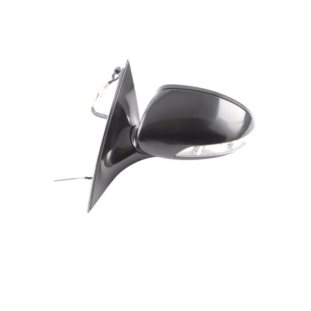 Mercedes W221 S320 Wing Mirror Left N/S Obsidian Black Metallic 197 - SKU rhd-A2218100376-OB - Part number A2218100376