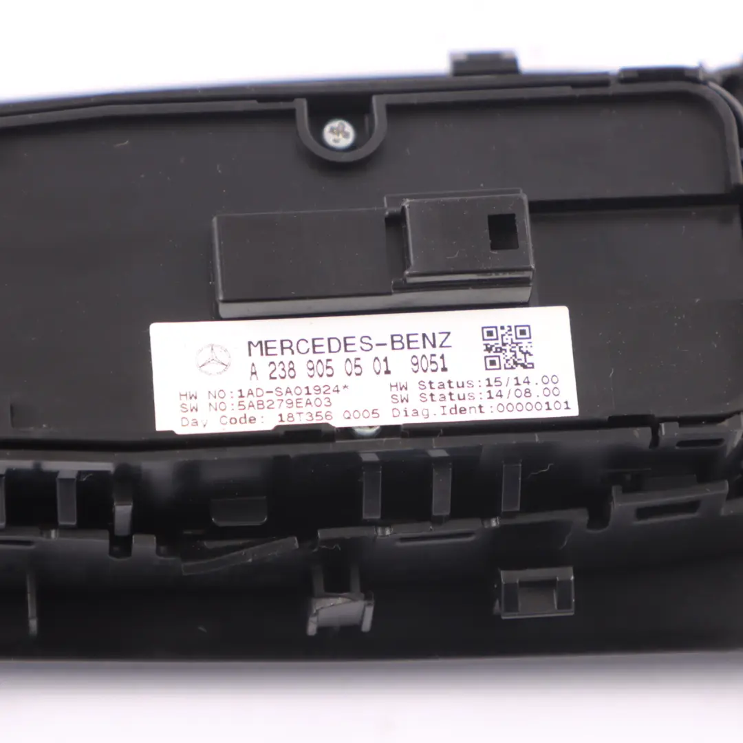 Front Window Regulator Control Switch Panel Right N/S to Mercedes A238 with Part number A2389050501 Mercedes A238 Front Window Regulator Control Switch Panel Right N/S - SKU RHD-A2389050501 - Part number A2389050501