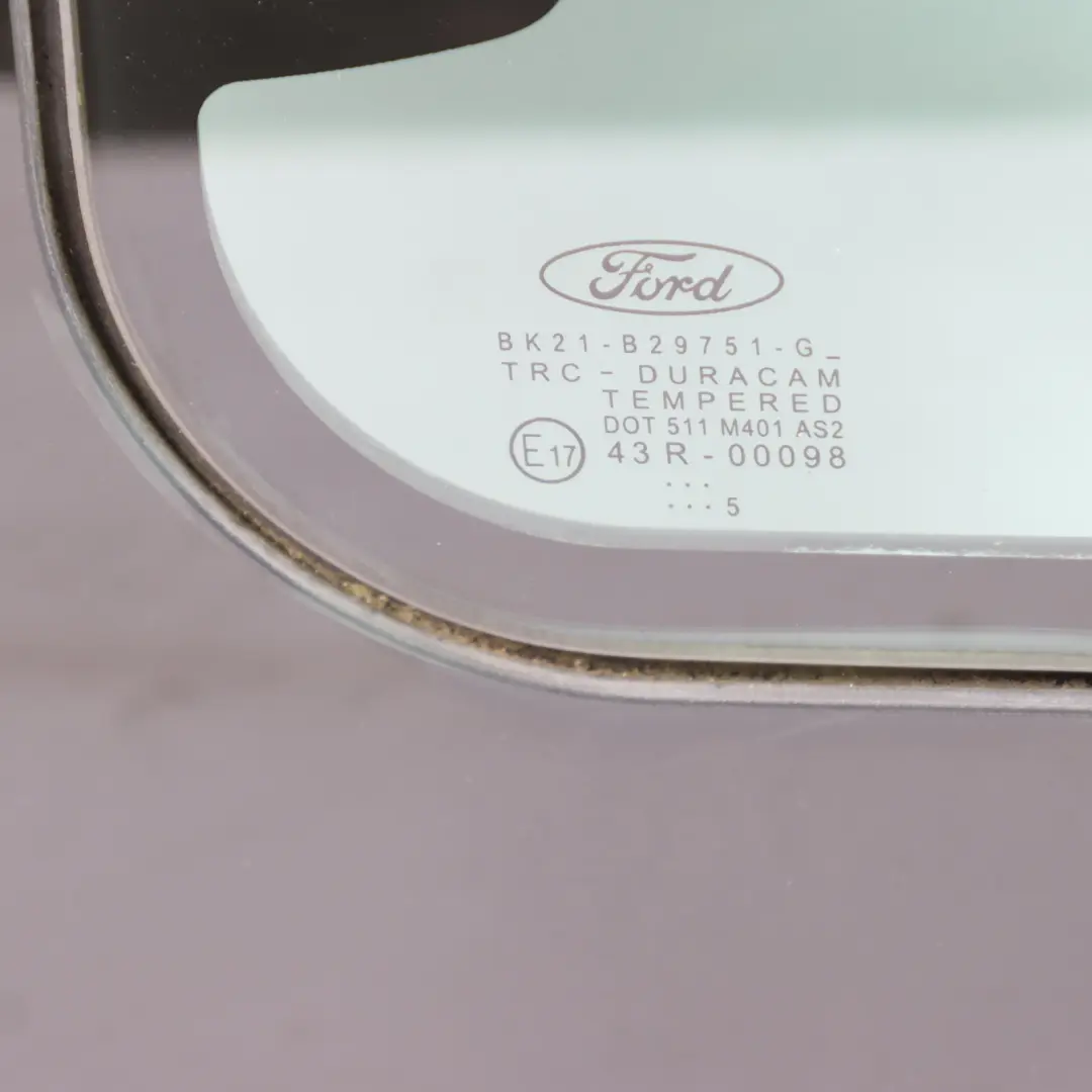 Ford Transit Custom Window Glass Sliding Side Door Rear Left N/S Glazing AS2 - SKU SBK21-B29751-AA - Part number SBK21-B29751-AA