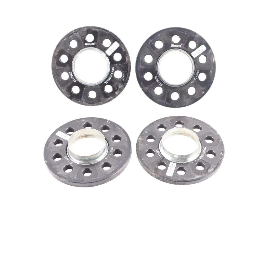  Bimecc Alloy Wheel Spacers Hubcentric Shims Audi 5x112 66.6mm 15 20mm - SKU SPK112-AL - Part number SPK112-AL