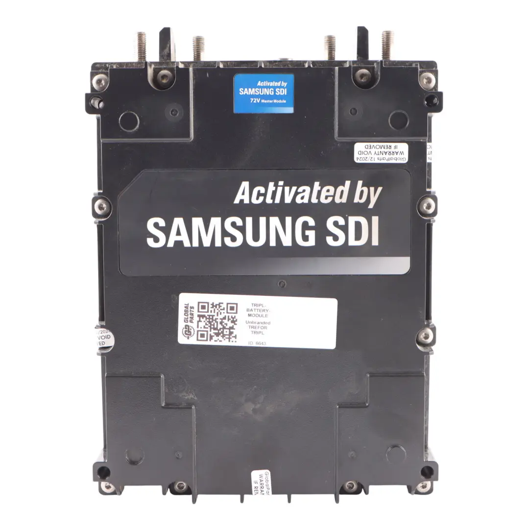 Trefor Tripl 72V Samsung SDI Battery Master Module Electrical Unit to with Part number TRIPL-BATTERY-MODULE Trefor Tripl 72V Samsung SDI Battery Master Module Electrical Unit - SKU TRIPL-BATTERY-MODULE - Part number TRIPL-BATTERY-MODULE