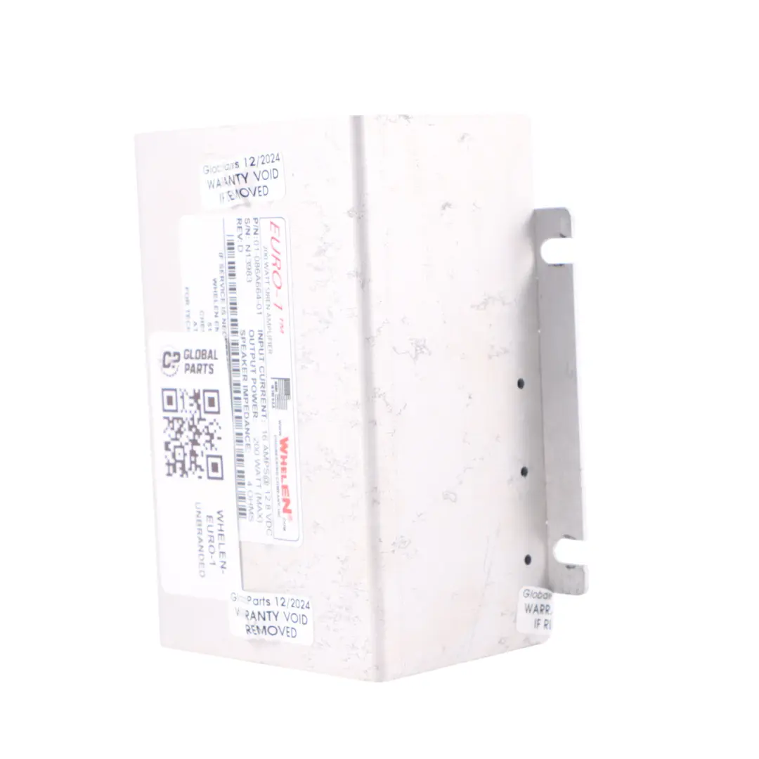  Whelen Euro-1 Vehicle Siren Amplifier Booster Module 200W 16A 01-086A664-01 - SKU WHELEN-EURO-1 - Part number WHELEN-EURO-1