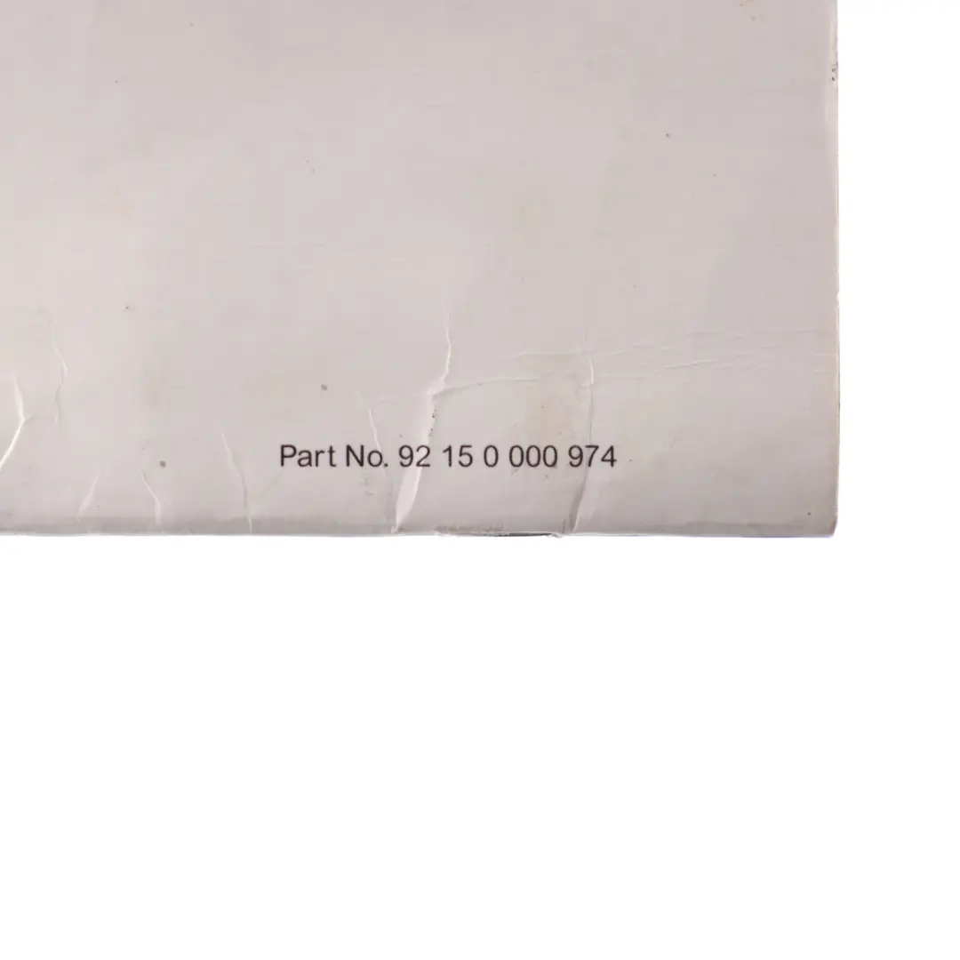  Service Booklet BMW E38 E39 E46 X5 E53 Service Inspection Book - SKU 0000974-1 - Part number 0000974