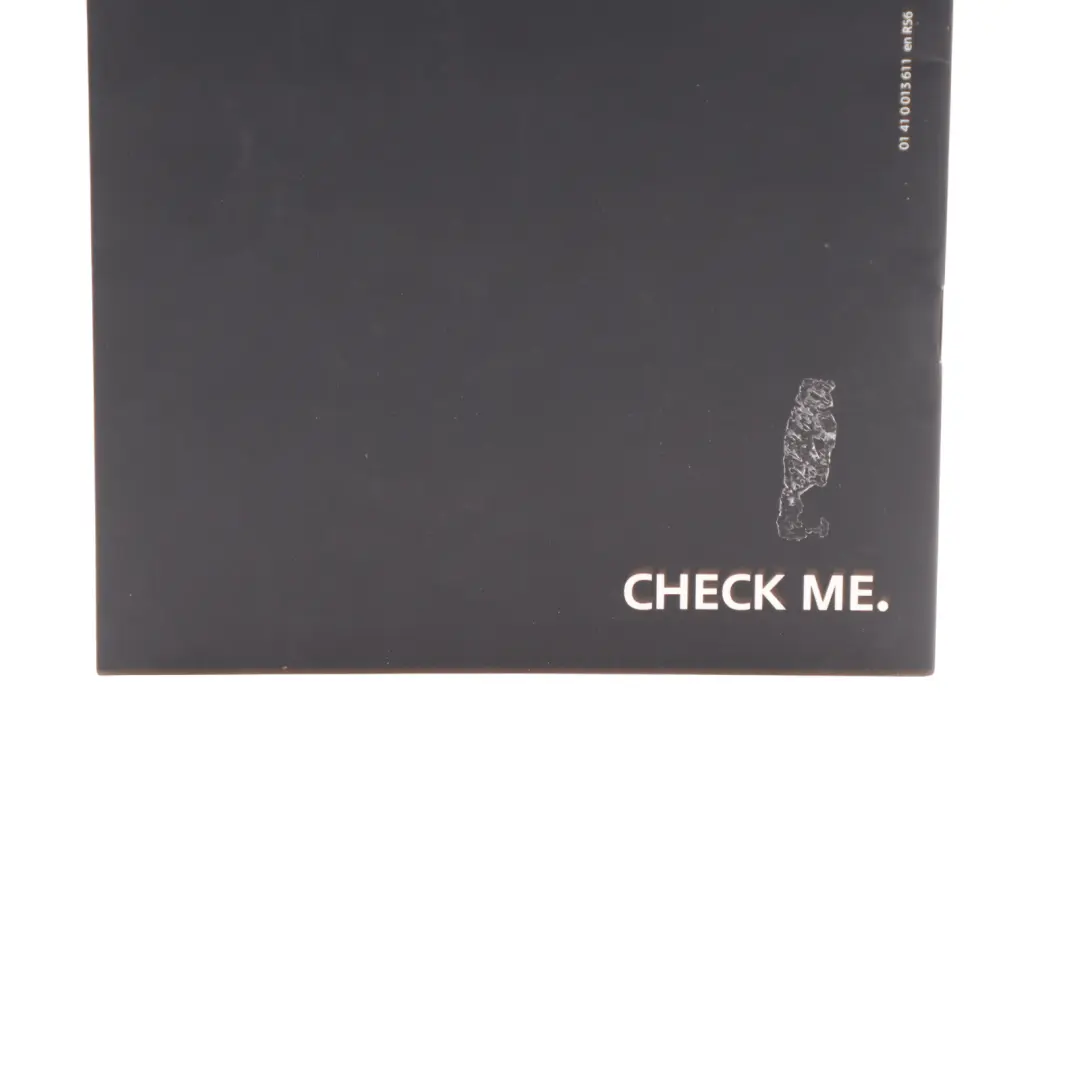 BMW Mini Cooper One R56 4 Service Book Booklet Instruction - SKU 0013611-4 - Part number 0013611