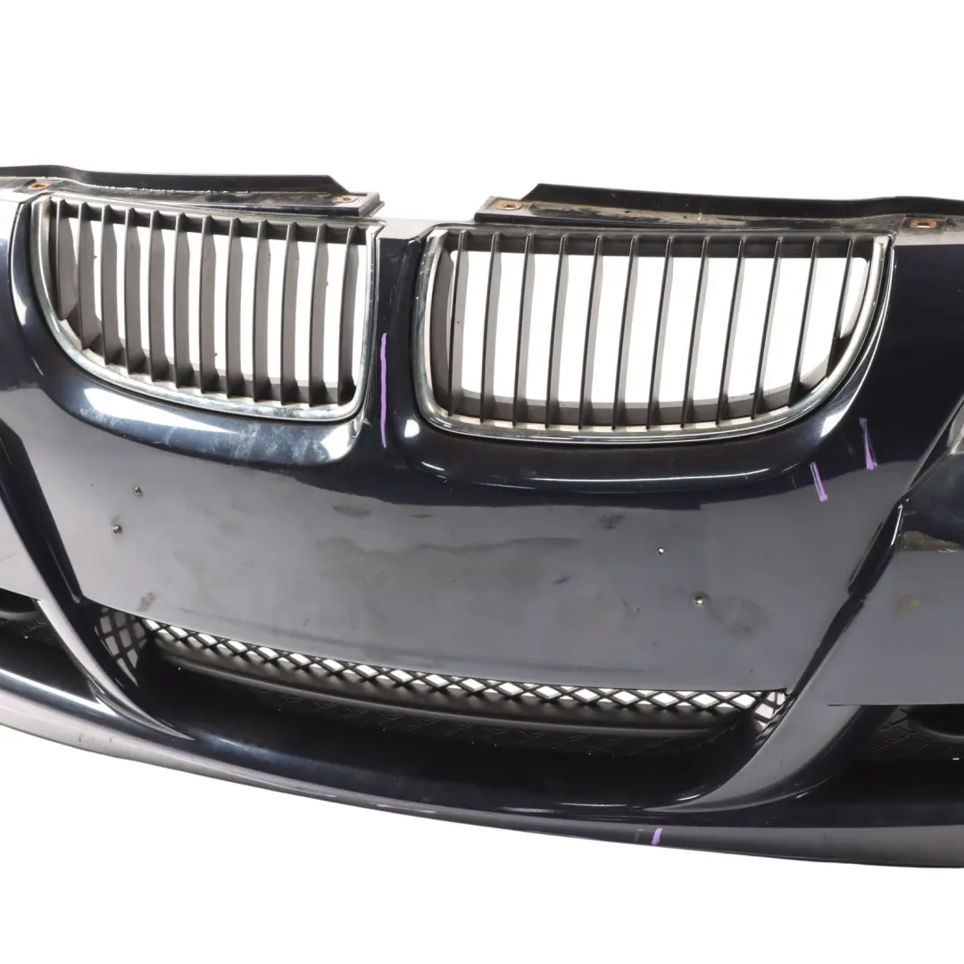 Front Bumper Trim Panel PDC Monaco Blue Metallic - A35 to BMW E90 E91 with Part number 0033168 BMW E90 E91 Front Bumper Trim Panel PDC Monaco Blue Metallic - A35 - SKU 0033168-MB - Part number 0033168