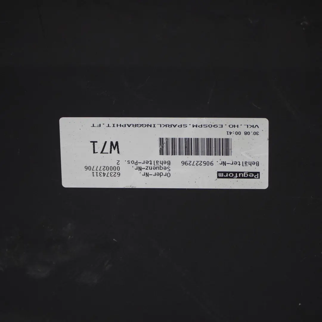 BMW E90 M Sport Rear Bumper PDC Sparkling Graphite Metallic - A22 - SKU 0033541-SG - Part number 0033541