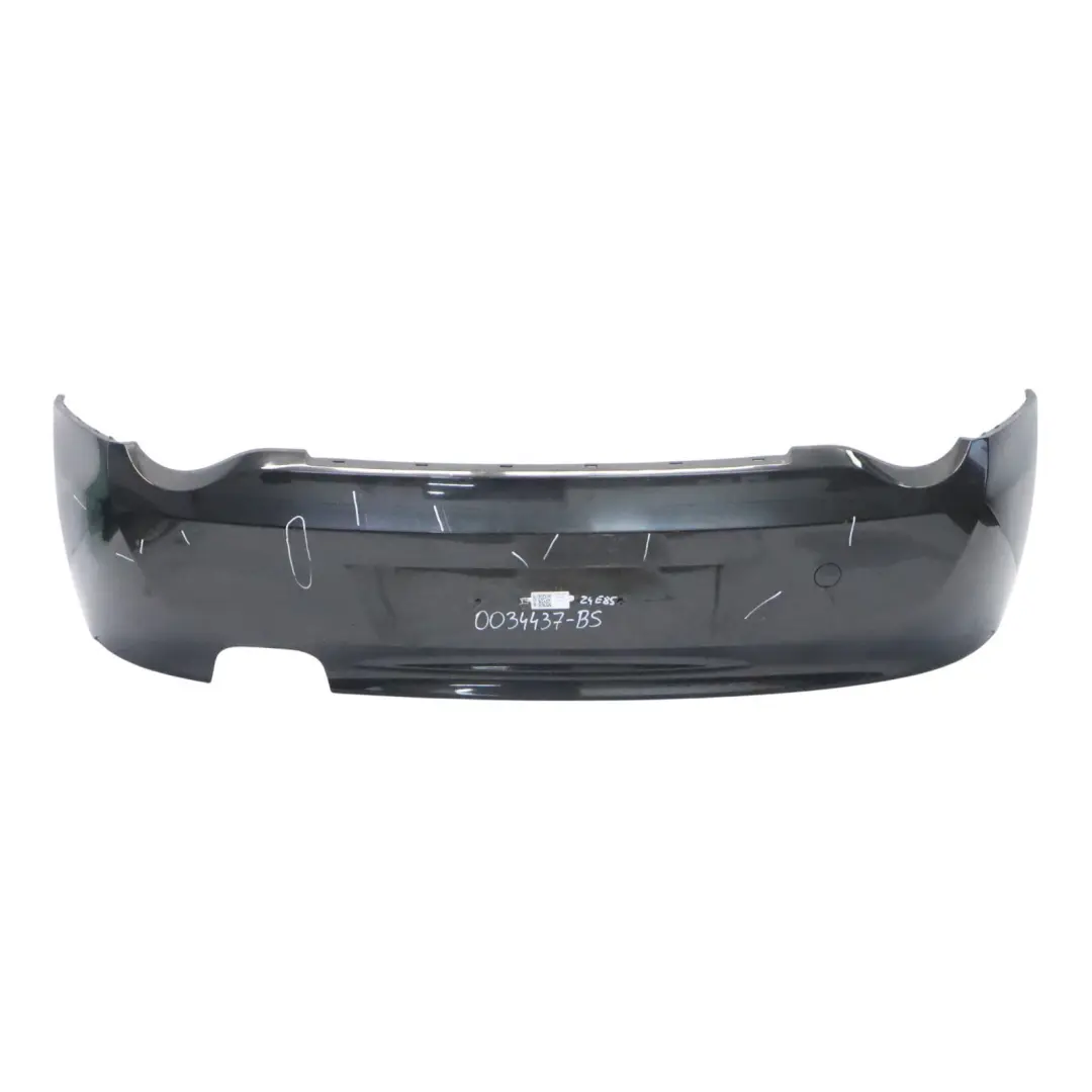 BMW Z4 E85 Rear Bumper Trim Panel Covering Beam Black Sapphire Metallic - 475 - SKU 0034437-BS - Part number 0034437