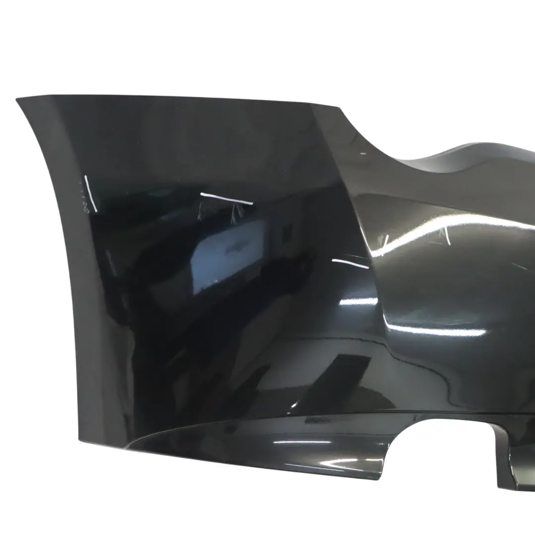 BMW Z4 E85 Rear Bumper Trim Panel Covering Beam Black Sapphire Metallic - 475 - SKU 0034437-BS - Part number 0034437