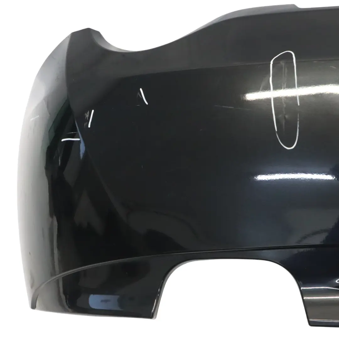 BMW Z4 E85 Rear Bumper Trim Panel Covering Beam Black Sapphire Metallic - 475 - SKU 0034437-BS - Part number 0034437