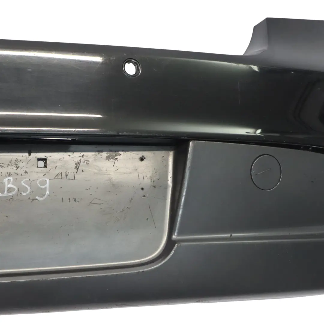 BMW E81 E87 LCI Zderzak Tylny M-Pakiet Black Sapphire Czarny Metalik - 475 - SKU 0034802-BS9 - Numer Części 0034802