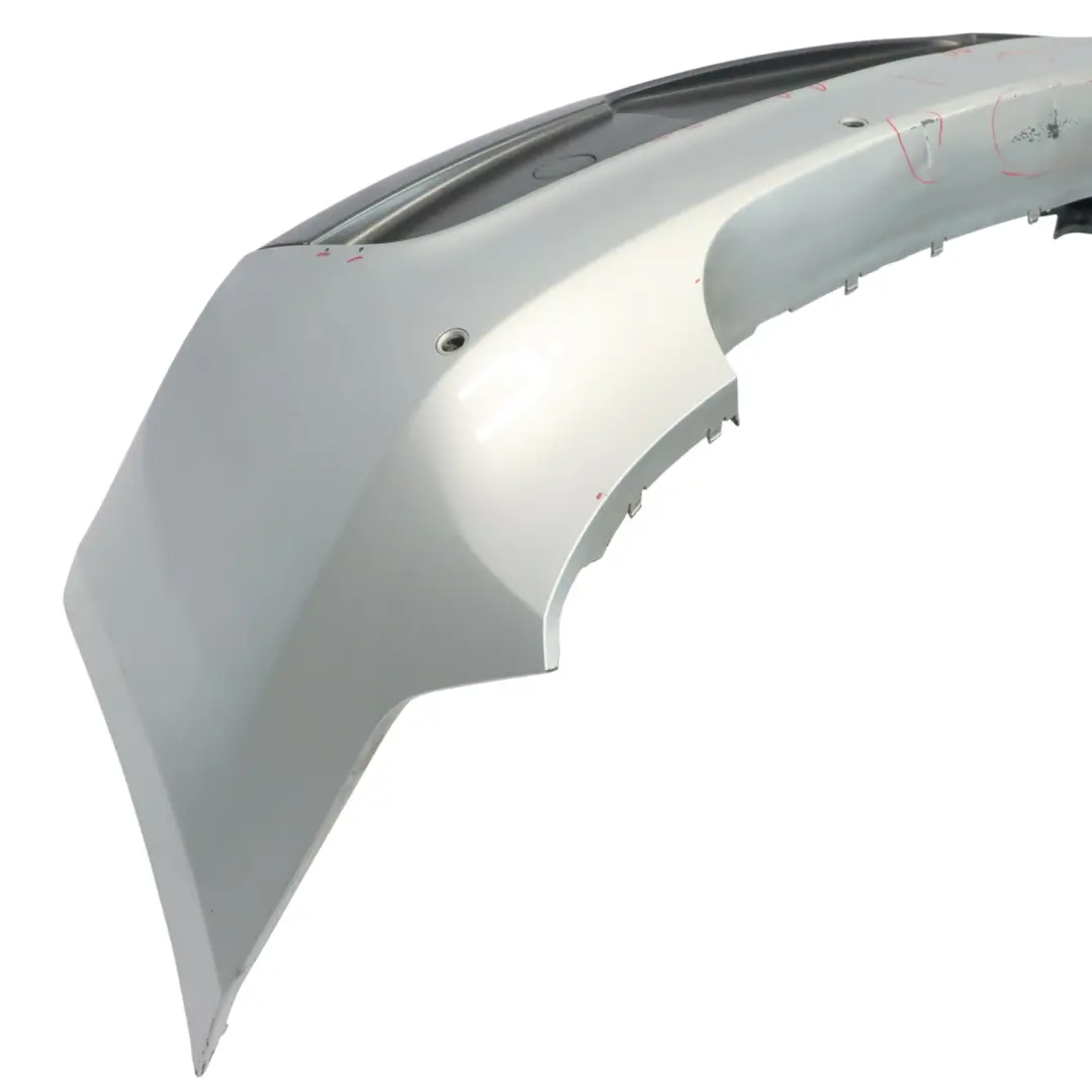 Bumper Trim Panel PDC Titan Silver - 354 to BMW E81 E87 LCI M Sport Rear with Part number 0034802 BMW E81 E87 LCI M Sport Rear Bumper Trim Panel PDC Titan Silver - 354 - SKU 0034802-TS - Part number 0034802