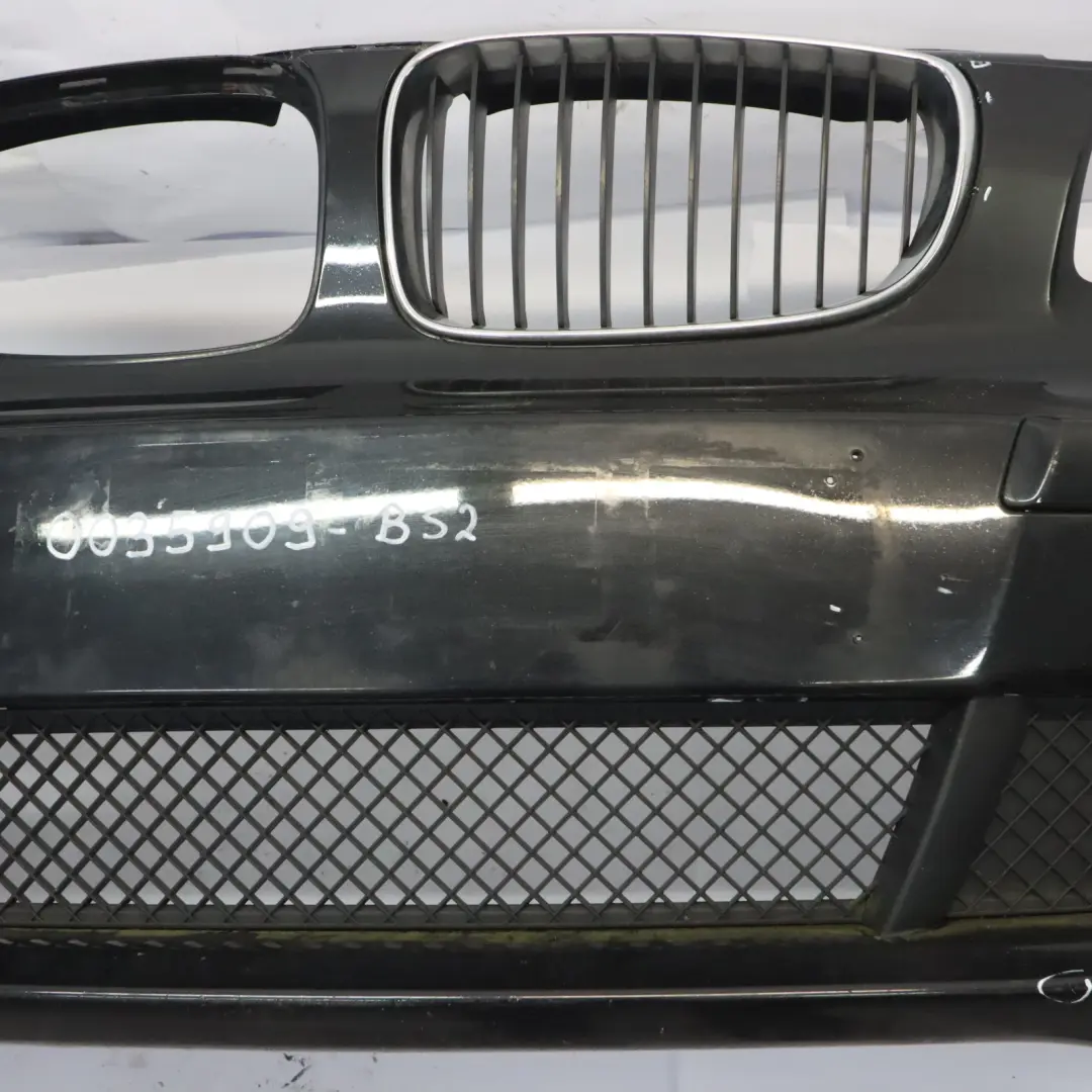 BMW E81 E87 LCI Complete Front Bumper Trim PDC Black Sapphire Metallic - 475 - SKU 0035909-BS2 - Part number 0035909-BS