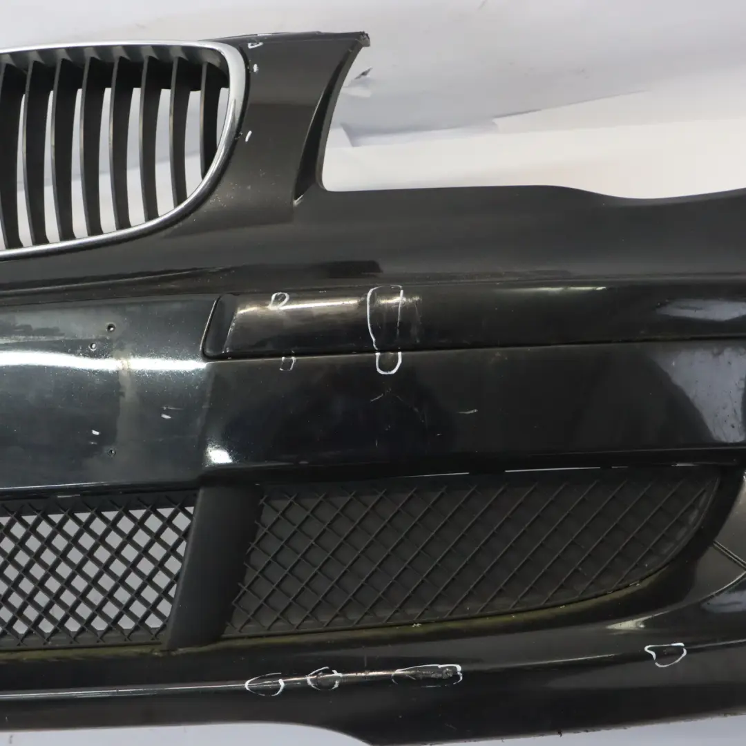 BMW E81 E87 LCI Complete Front Bumper Trim PDC Black Sapphire Metallic - 475 - SKU 0035909-BS2 - Part number 0035909-BS
