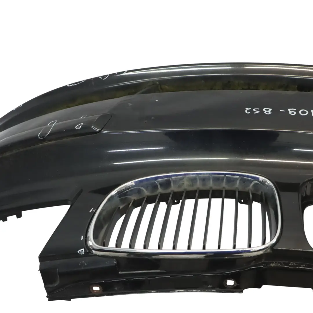 BMW E81 E87 LCI Complete Front Bumper Trim PDC Black Sapphire Metallic - 475 - SKU 0035909-BS2 - Part number 0035909-BS