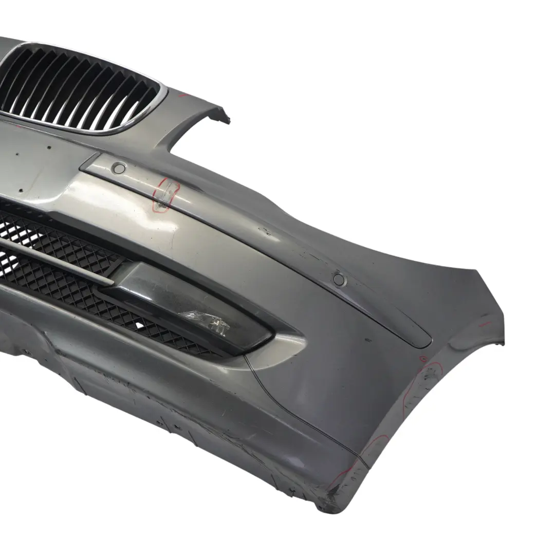 BMW E81 E87 LCI Front Bumper Trim PDC Spacegrau Space Grey Metallic - A52 - SKU 0035909-SCG2 - Part number 0035909