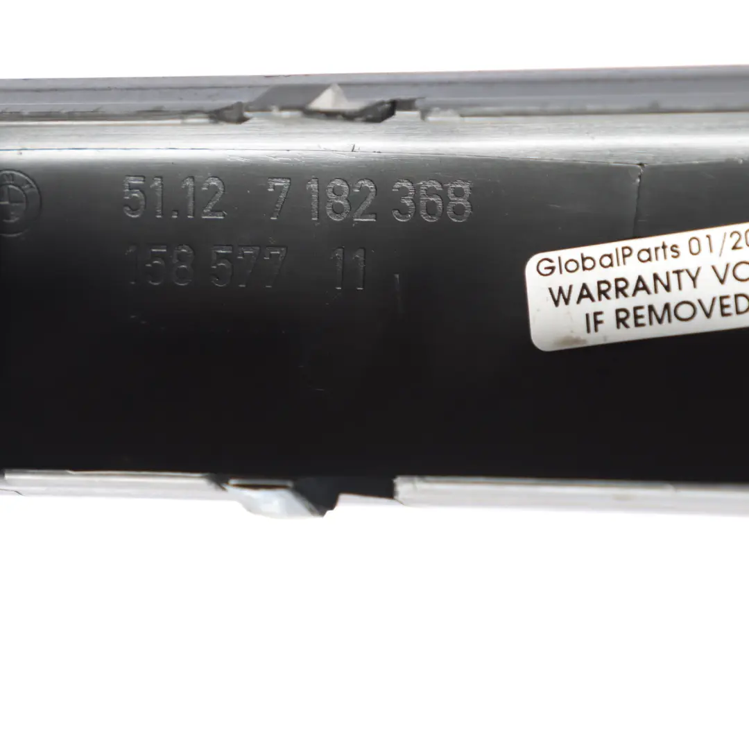 BMW E81 E87 LCI Rubbing Strip Rear Bumper Black Monacoblau Blue Metallic - A35 - SKU 0035912-MB - Part number 0035912