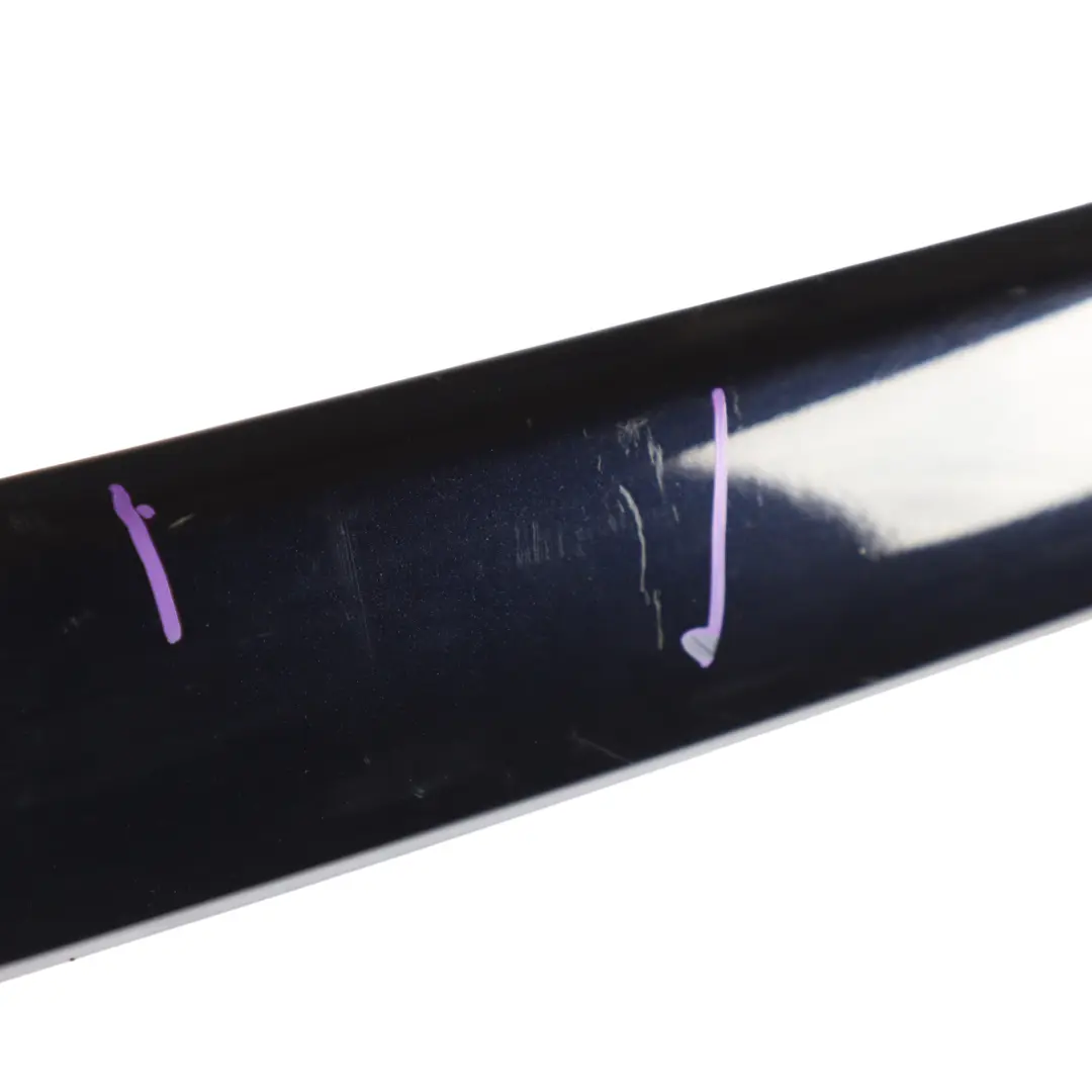 BMW E81 E87 LCI Rubbing Strip Rear Bumper Black Monacoblau Blue Metallic - A35 - SKU 0035912-MB - Part number 0035912