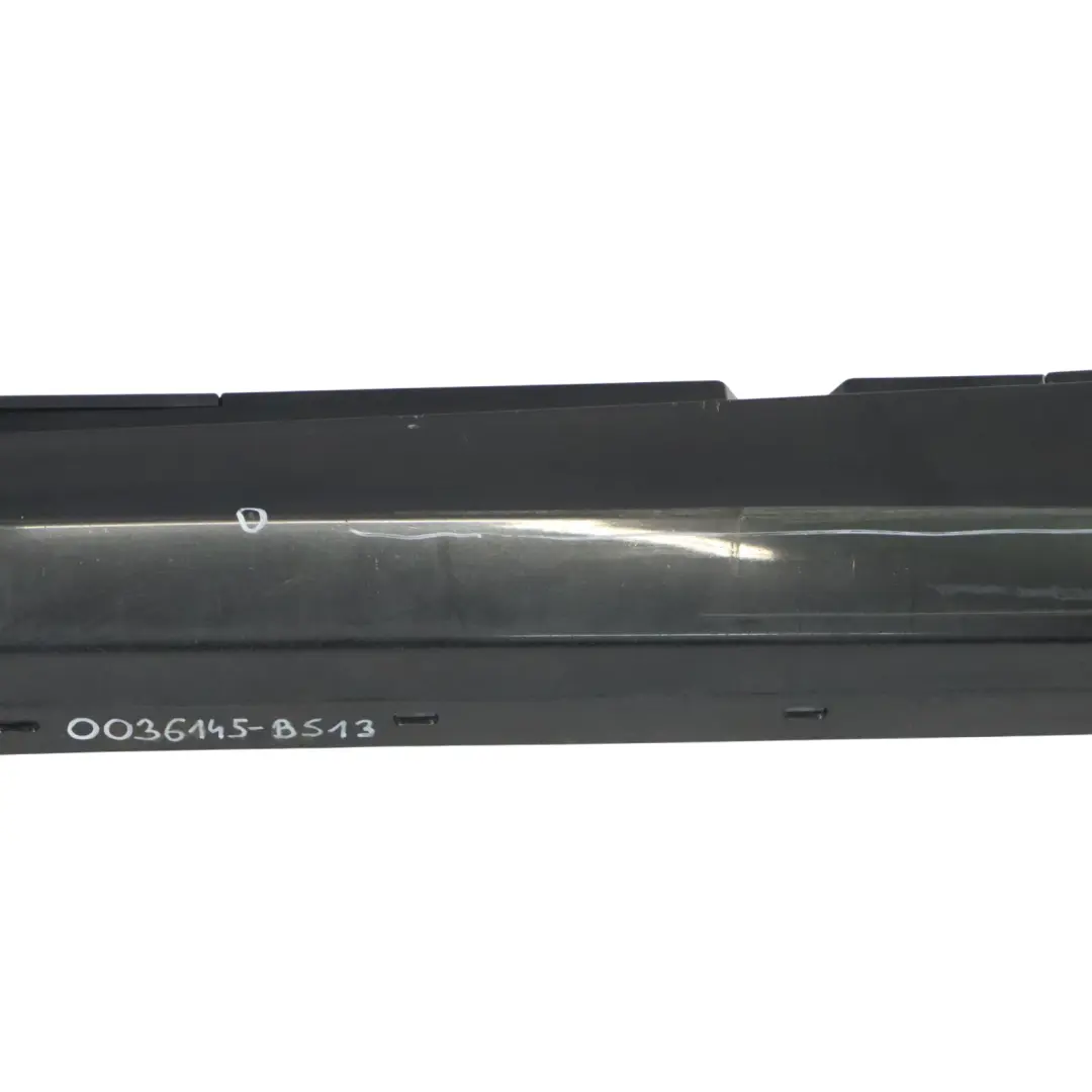 BMW E87 LCI Listello Portiera Apertura Gonna SX Black Zaffiro - SKU 0036145-BS13 - Numero di parte 36145
