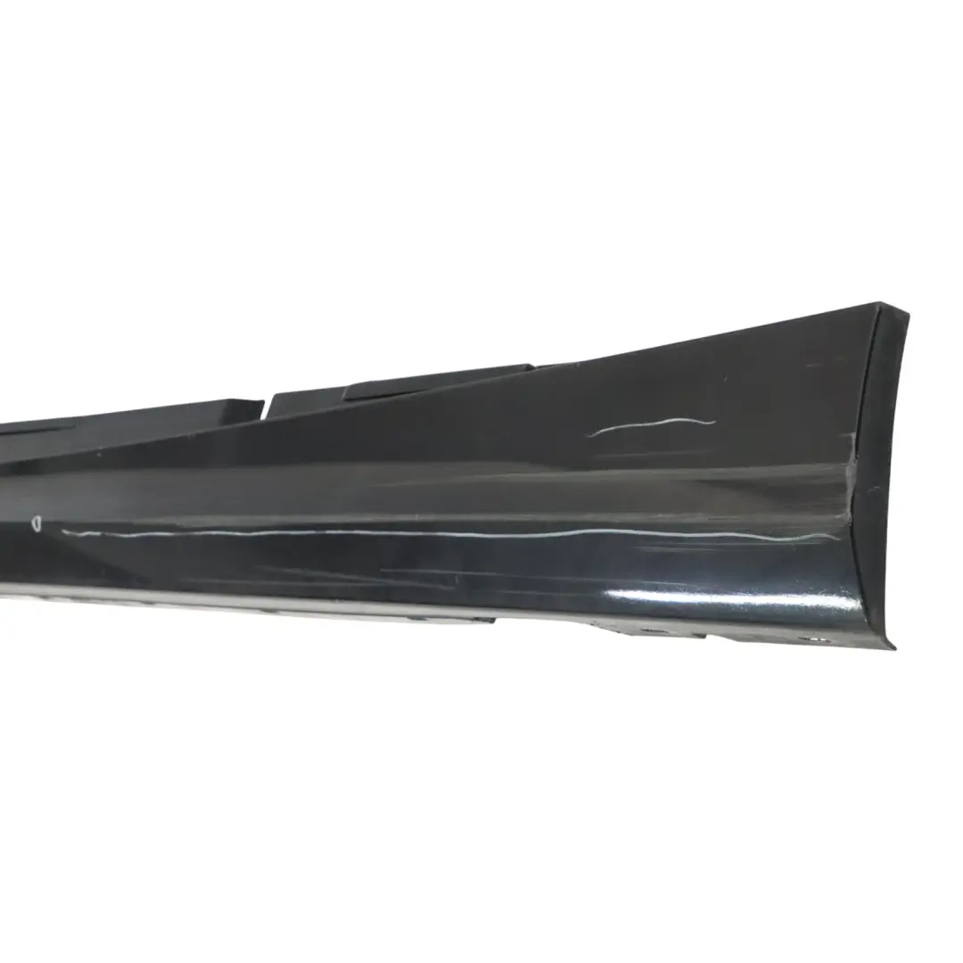 BMW E87 LCI Listello Portiera Apertura Gonna SX Black Zaffiro - SKU 0036145-BS13 - Numero di parte 36145