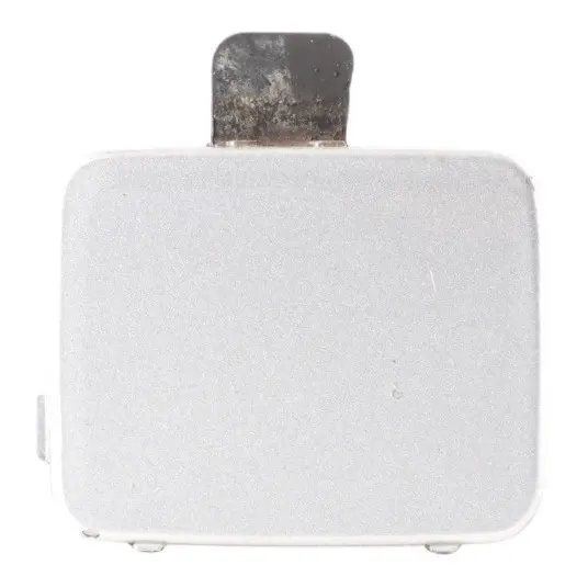 Front Bumper Flap Towing Cap Cover Titan Silver - 354 7906493 to BMW E90 M Sport with Part number 0036215 BMW E90 M Sport Front Bumper Flap Towing Cap Cover Titan Silver - 354 7906493 - SKU 0036215-TS1 - Part number 0036215