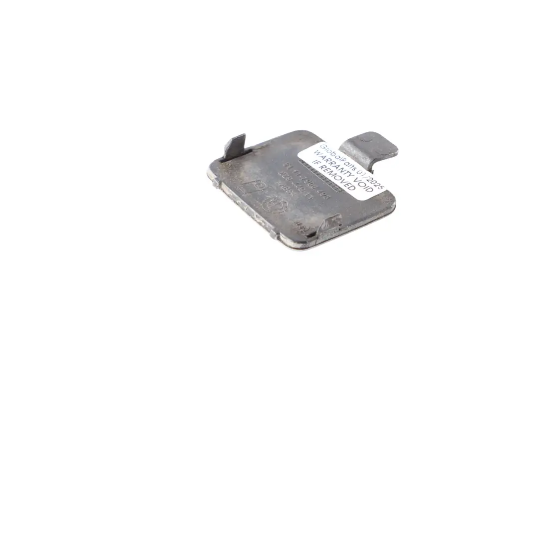 BMW E90 M Sport Front Bumper Flap Towing Cap Cover Titan Silver - 354 7906493 - SKU 0036215-TS1 - Part number 0036215