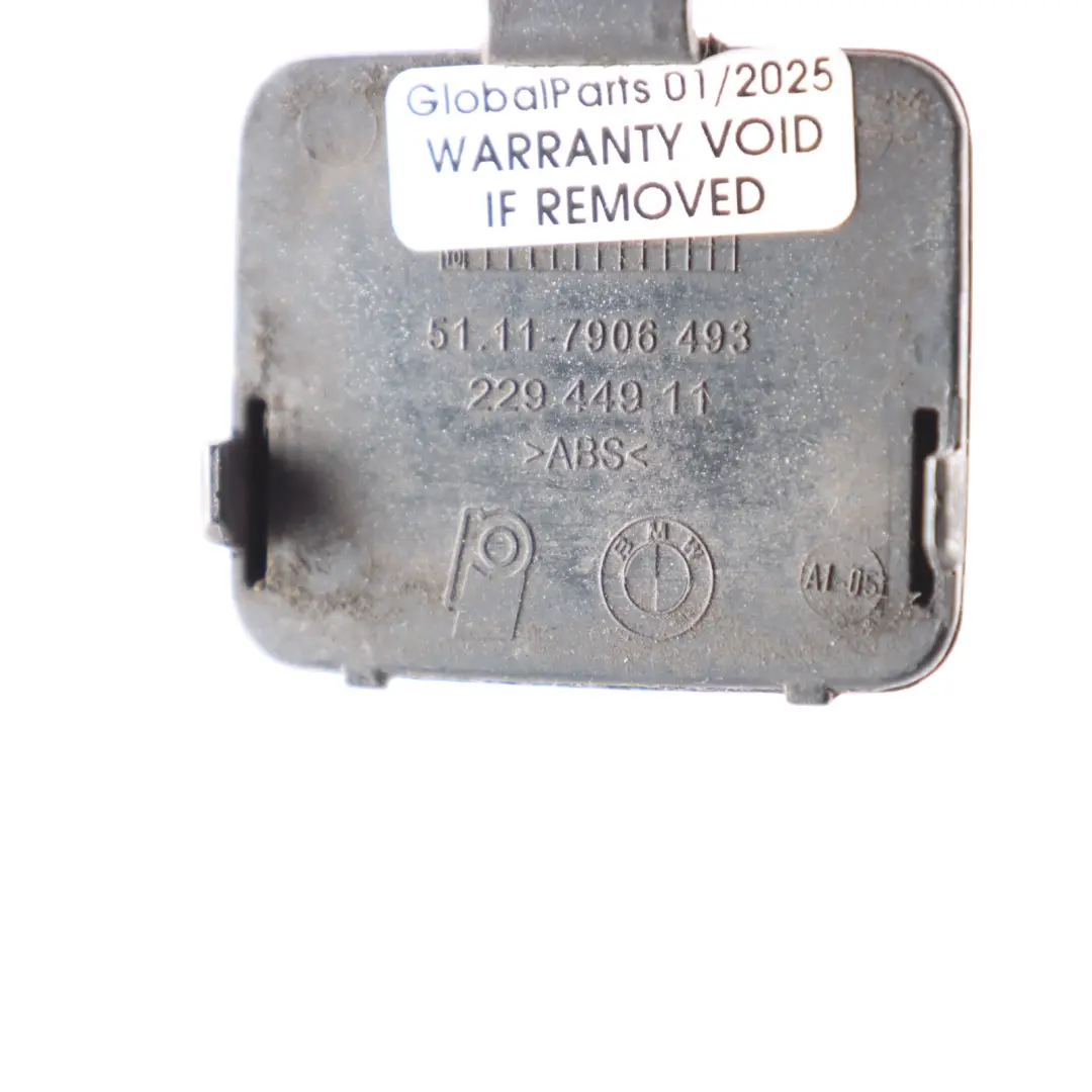 BMW E90 M Sport Front Bumper Flap Towing Cap Cover Titan Silver - 354 7906493 - SKU 0036215-TS1 - Part number 0036215