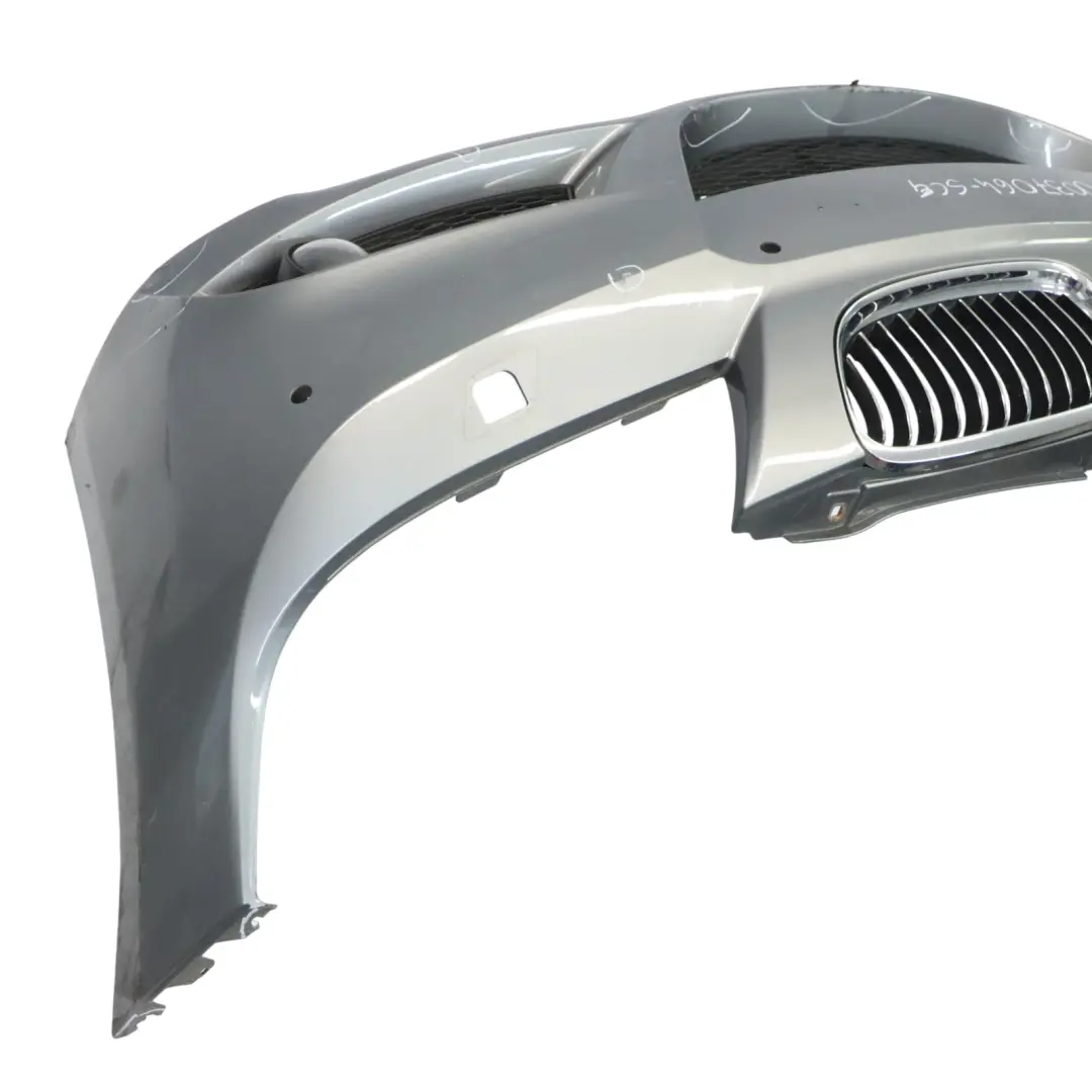 Complete Front Bumper Trim Panel Spacegrau Grey - A52 to BMW E90 E91 LCI M Sport with Part number 0037064 BMW E90 E91 LCI M Sport Complete Front Bumper Trim Panel Spacegrau Grey - A52 - SKU 0037064-SCG - Part number 0037064