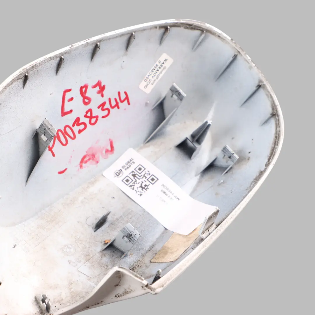 Cubierta Retrovisor BMW E81 E87 LCI Carcasa Tapa Lado Blanco Alpinweiss - 300 para con número de pieza 0038344 Cubierta Retrovisor BMW E81 E87 LCI Carcasa Tapa Lado Blanco Alpinweiss - 300 - SKU 0038344-AW - Número de pieza 0038344