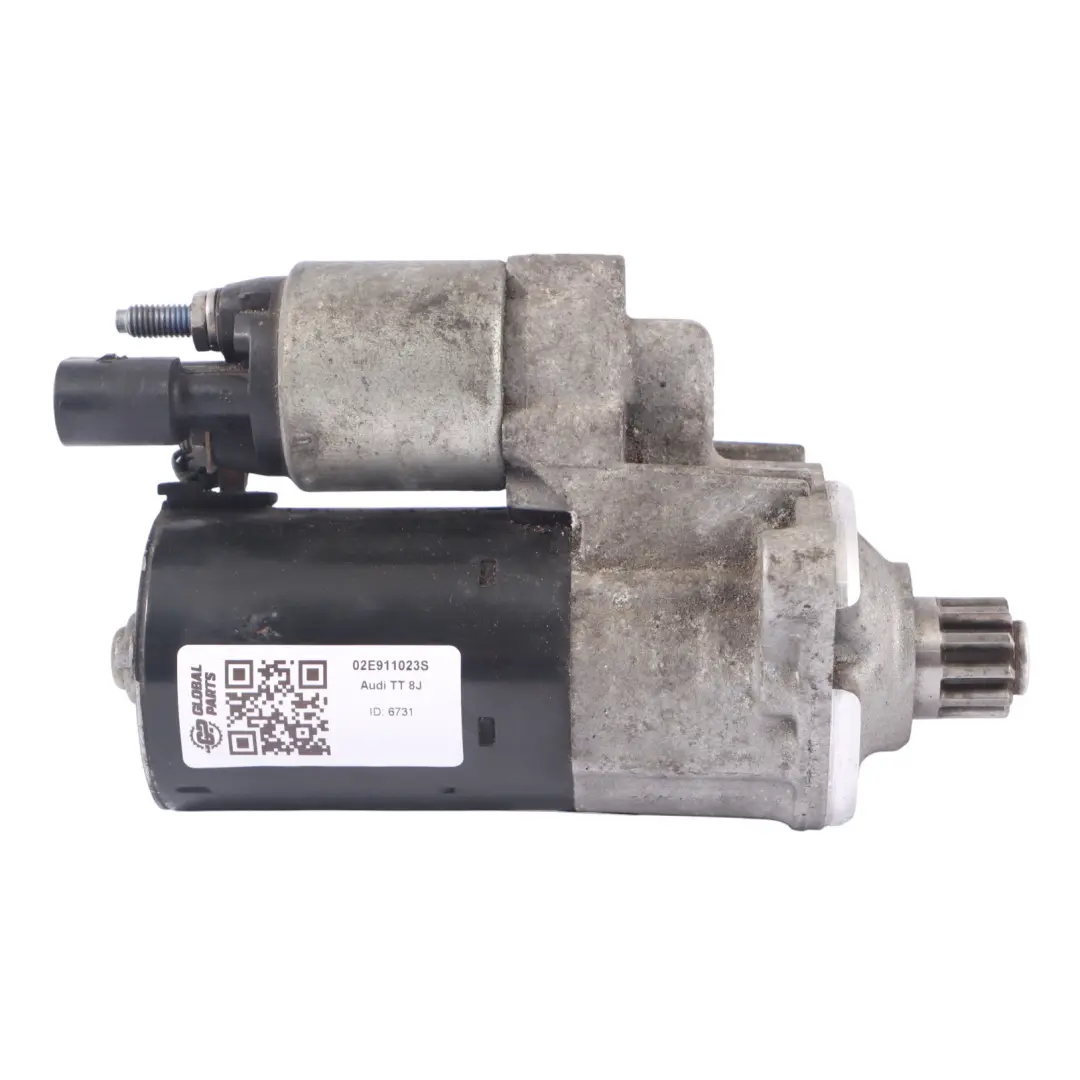 Audi TT 8J 2.0 TFSI CESA Petrol Engine Starter Motor - SKU 02E911023S - Part number 02E911023S