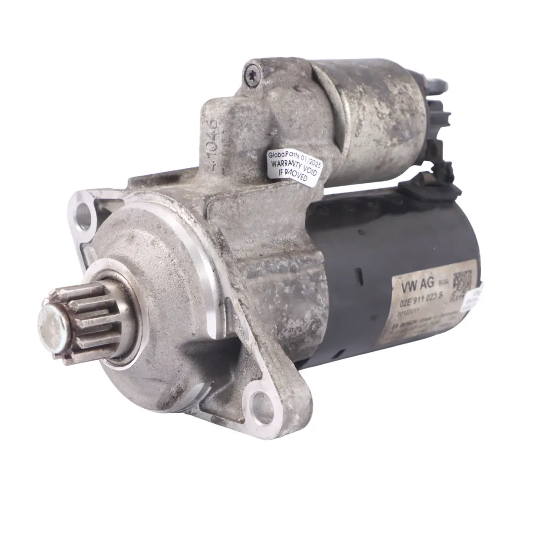 Audi TT 8J 2.0 TFSI CESA Petrol Engine Starter Motor - SKU 02E911023S - Part number 02E911023S