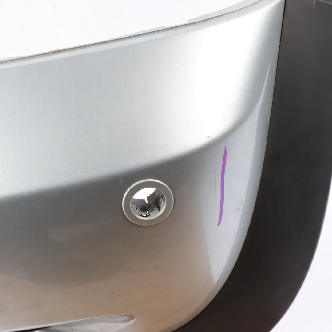 Complete Rear Bumper PDC Panel Pure Silver - 900 to Mini R52 Cabrio Cooper S with Part number 0309220 Mini R52 Cabrio Cooper S Complete Rear Bumper PDC Panel Pure Silver - 900 - SKU 0309220-PS - Part number 0309220